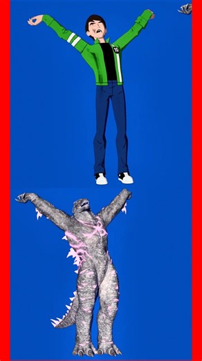 BEN 10 vs GODZILLA EVOLVED... This Emote Battle Gets WILD! 🤯🔥