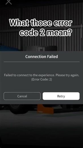 what those error code 2 mean?