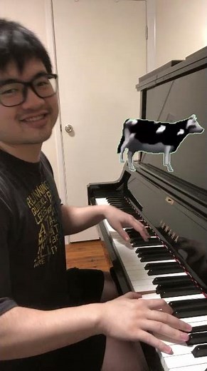 Polish Dancing Cow but I play it in Major Key