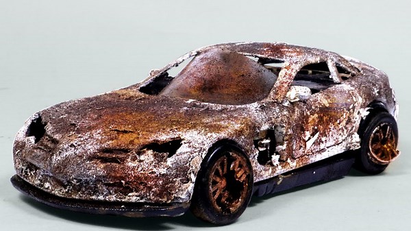 From Ruin to Perfection: The Ultimate Restoration of a Severely Damaged Scale Car