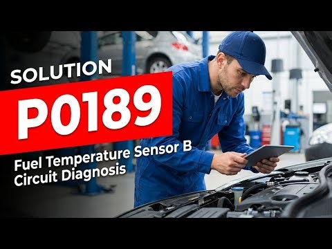 HOW TO FIX P0189 OBD II ERROR CODE - Fuel Temperature Sensor B Circuit Diagnosis