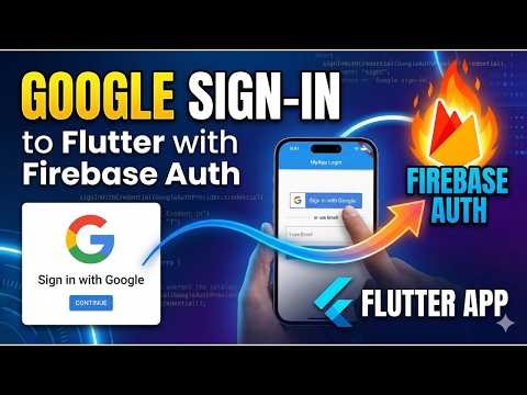 របៀបដាក់ Google Login ទៅក្នុង Flutter ពីដើមរហូតដល់ចប់ | Firebase Authentication