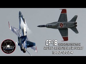 Remember The CF-18 Demonstration Team . Royal Canadian Air Force 1983-2024 4K