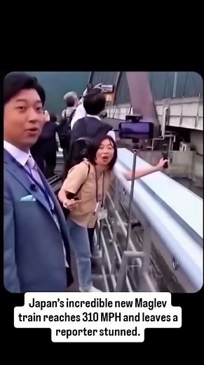 Japan’s New Maglev Train Hits 310 MPH!