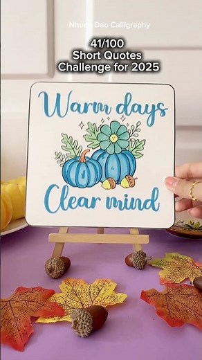 Lettering Quote #41/100! Soothing Hand Lettering #nhuandaocalligraphy #lettering #shorts