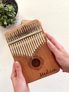 Kalimba-custom Engraved Finger Piano-17-key Kalimba Beginners-premium Thumb Piano-sound Healing Instruments for Sound Therapy & Relaxation - Etsy