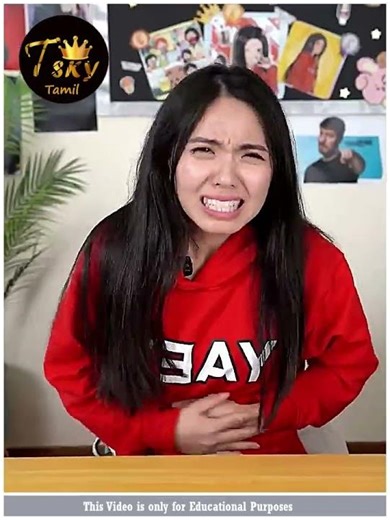 What happen when you swallow your own teeth 😱😱 !!! | trendy sky tamil #shorts