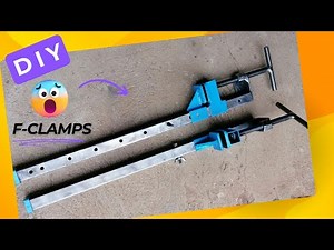 DIY CLAMPS_ Medium-Heavy Duty F-Clamps for Woodworking Projects
