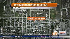 Here's what we know about a Decatur crash that sent an officer to the hospital. WCIA 3 News | Bailey Bryant