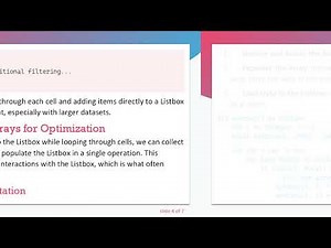 Speeding Up Listbox Population in Excel VBA: From For Each to Array Optimization