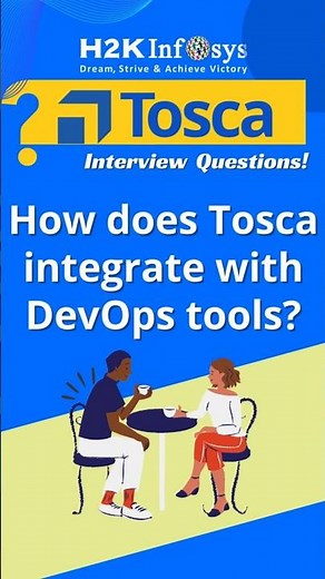 How does Tosca integrate with DevOps tools? #qa #tosca #interview #career #job #automation #testing