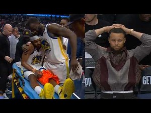 Moses Moody stretchered off court after bad non-contact knee injury vs Mavs