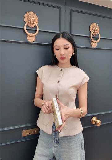 คาราเมล คาราใจจจจจ #shpbrand #แต่งตัวไปเที่ยว #outfit #แต่งตัวไปคาเฟ่