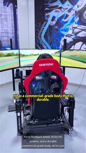 A 4-axis motion racing simulator—yours to take home for just a few thousand dollars.