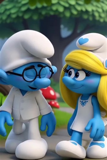 Ο σπηρτούλης και η στρουμφίτα ψάχνουν για κρυψώνα