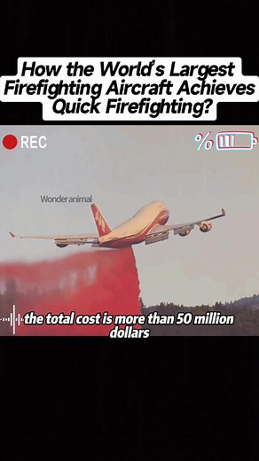 World's Largest Firefighting Aircraft Operations Revealed