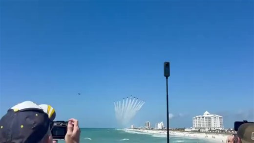 Blue Angels and Thunderbirds Unite for Rare ‘Super Delta’ Formation Over Florida Beach
