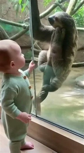Sloth Sneezes Suddenly—Baby Cracks Up! 🦥😂