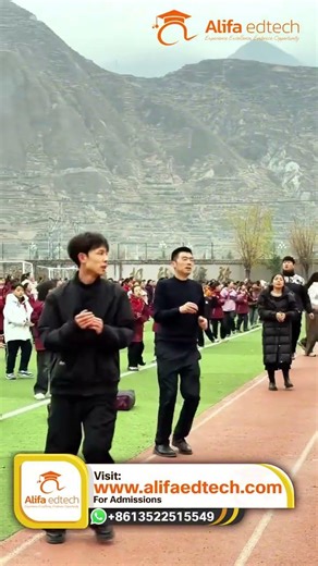 Chinese School Morning Exercise | Mass Physical Training on School Playground