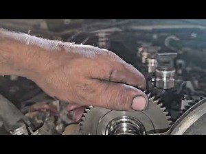 How to mitsubishi 4d56 engine timing marks.