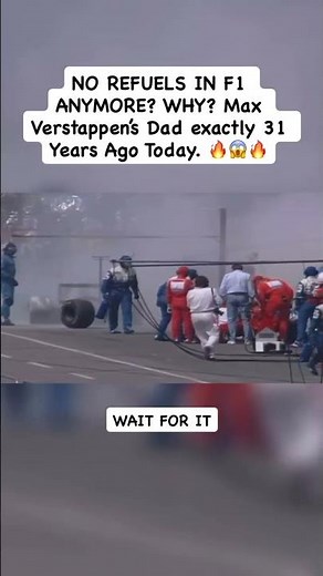 1994 F1 German Grand Prix – Jos Verstappen Pit Stop Fire Incident