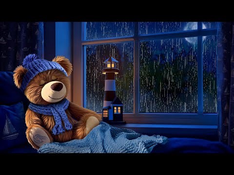 Rain + White Noise Lulls Your Baby to Sleep! | Baby White Noise & Rain Sleep Sounds