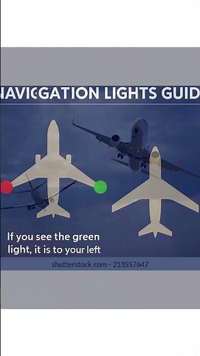 Why Airplanes Have Red & Green Lights? ✈️ | Real Science Behind Navigation Lights | Blinking Light