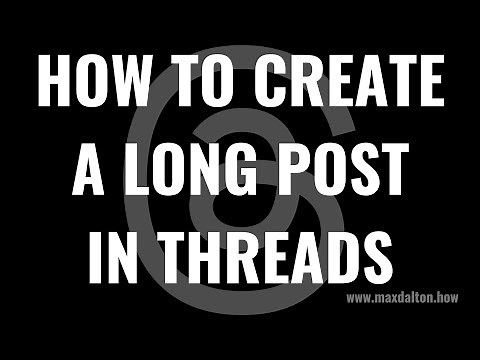 How to Create a Long Post on Threads