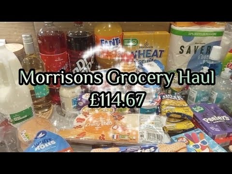 Morrisons Grocery Haul 🛒#UK #foodhaul #budgetshop #dinnerideas #mealplan #howto #save #useup #cheap