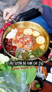 Lẩu Sườn bò hầm kim chi lần đầu có mặt ở Quận 7 Vỉa hè rộng thoáng mát, sườn hầm mềm, ăn kèm kim chi và các loại topping nhúng lẩu. Lẩu 1991 📍 121 Trần Trọng Cung, Quận 7 #dicungphuc #lau1991 #laubohamkimchi | Đi Cùng Phúc