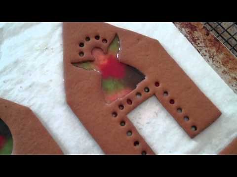 Gingerbread House with Stained Glass Windows! Part-6