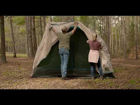 How to Set Up Your Coleman Weatherproof Screened Porch Cabin 6-Person Tent