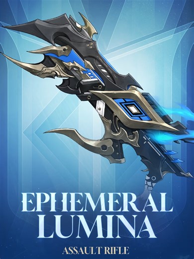 ✦ Ironcast Project | Ephemeral Lumina ✦ Weapon Name: Ephemeral Lumina ✦ Weapon Type: Assault Rifle ✦ How to Obtain: Obtainable via Forge (Free) / Available for purchase in Shop ✦ Weapon Story: My sword stirred the argent moon mirrored in a river of dream; in time's hush, yet another autumn waned beneath its silver gleam. ✦ Lunosmith's Note: Each round answers its command — fired, spiraling, and returning to the magazine like a flash of tail-biting lightning: swift, precise, and unerring. ✦ More 