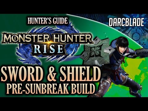AWESOME PRE-SUNBREAK SWORD & SHIELD BUILD : MONSTER HUNTER RISE