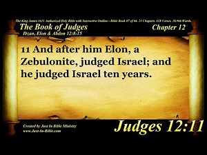 Judges Chapter 12 - Bible Book #07. The Holy Bible: HD Audio Text KJV Read Along