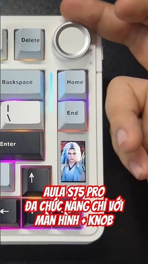 Control all functions just on the Screen + Knob of Aula S75 Pro #aula #s75pro #f75