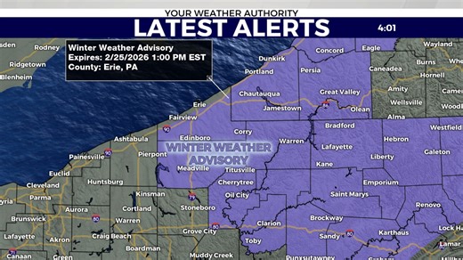 Parts of Erie County under Winter Weather Advisory: Here’s what to know