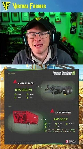 Annaburger HTS 22B.79 & AW 22.17 Modular Trailer | #FarmingSimulator25 #FactSheetFriday 16