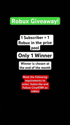 Free Robux Giveaway! #giveaway #robux #roblox