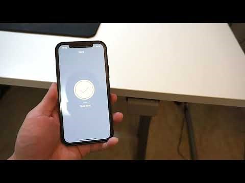 How to pair IKEA IDÅSEN Standing Desk to iPhone Bluetooth App