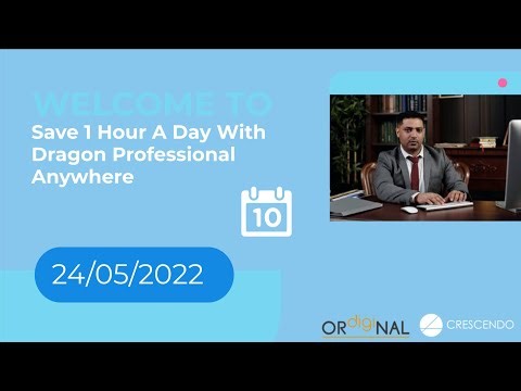 Dragon Professional Anywhere Speech Recognition Webinar - Save 1 Hour A Day