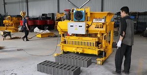 Big movable cement concrete hollow block making machine with 11 blocks in one time for 4 inch blocks #blockmachine #hollowblockmachine | Zhengzhou Ter Machinery manufacturing co., ltd.