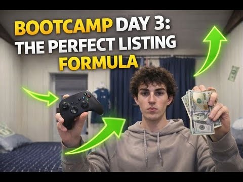 Bootcamp Day 3: The Perfect Listing Formula - How to List Your First Item On eBay