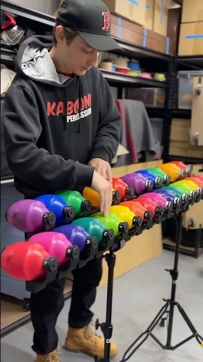 Check out our newest instrument build. Any requests? ‪@soundbellows1420‬ #percussion