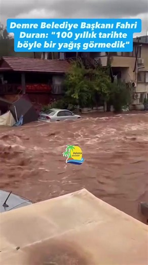 Demre sele teslim oldu: Antalya’da 100 yıllık yağış dört köyü vurdu