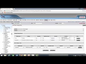 TRAINING module of Quality Management Systems Software QISS