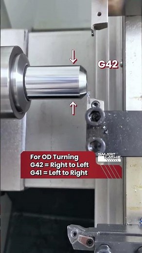Still Confused About G41 vs G42 Let SL-36 CNC Lathe Show You! -Live Demo #BallHeadBracket