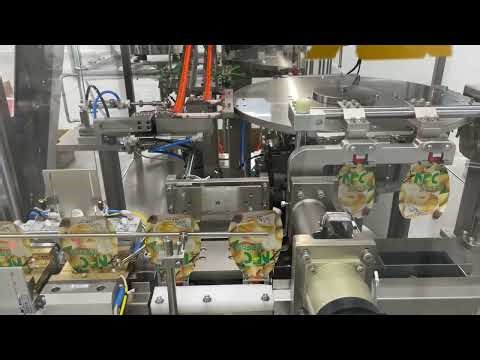 80~120bags/min Spout Pouch Automatic Inserting Sealing Making Machine #spoutpouch #suctionbag