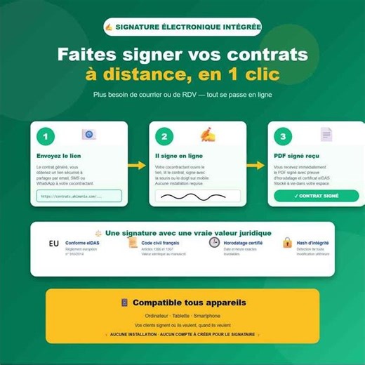 Générateur de contrats de travail en ligne (CDI, CDD, Freelance, Prestation, Cesu, Pajemploi)