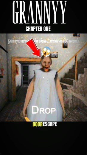 GRANNY IS DANGER ⚡ #granny #grannygame #granny1 #grannygameplay #grannysquare #freefire #shortvideo
